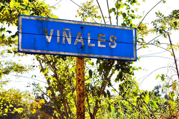 Signo de ciudad común de Vinales, Cuba
 - Foto, imagen