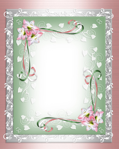 Amaryllis Shabby flor rosa Frontera
 - Foto, imagen