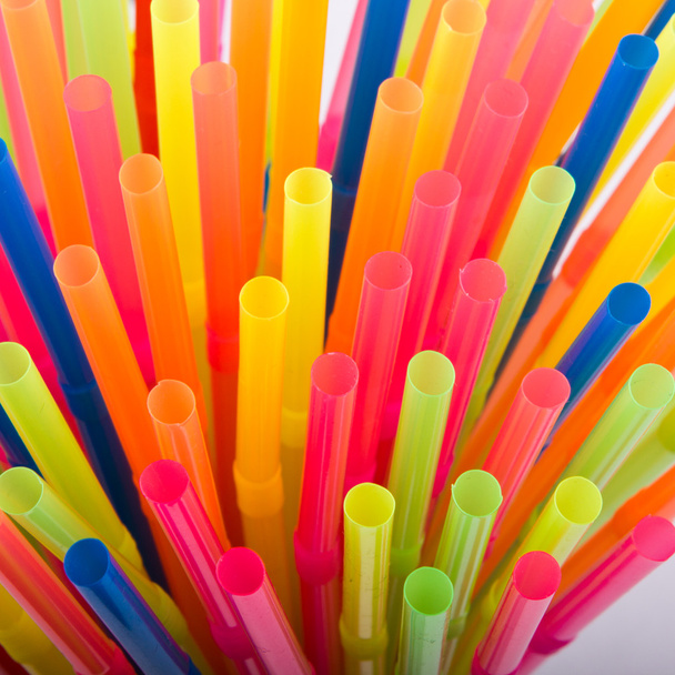 Multi Color flexible straws - Photo, image