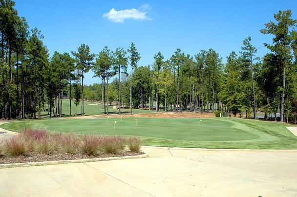 Golf course at North Georgia, USA landscape background - Foto, Imagem