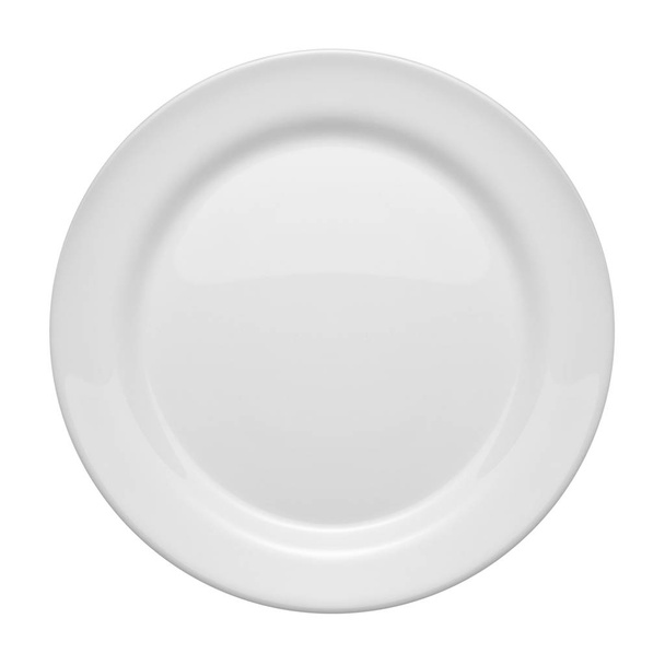 piatto su sfondo bianco - Foto, immagini