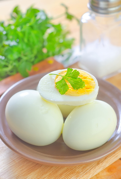 Boiled eggs - Фото, изображение