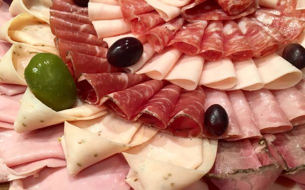 Cold cuts slices - Photo, Image