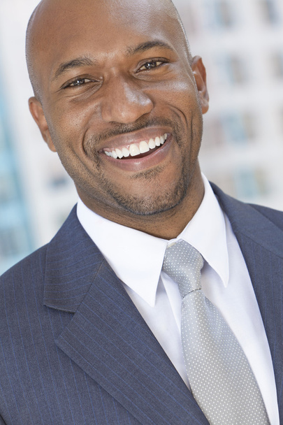 Homem Afro-Americano Feliz ou Empresário
 - Foto, Imagem