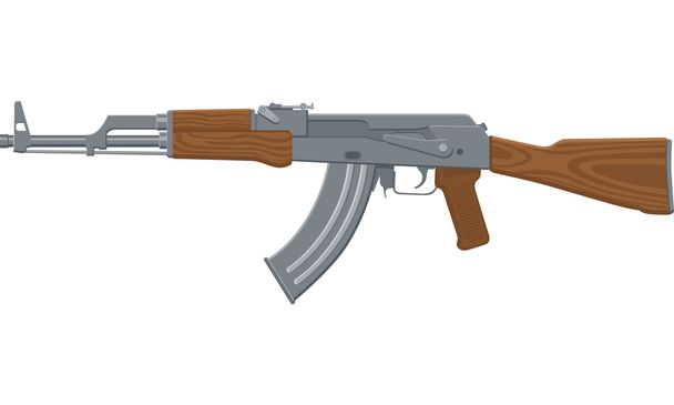 rifle de asalto
 - Vector, imagen