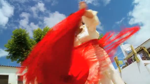 Hagyományos Flamenco táncos - Felvétel, videó