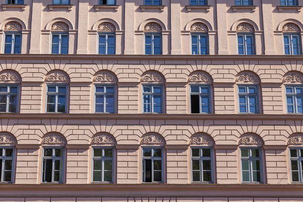 Munich, Germany, on August 16, 2018. Beautiful fragment of the building of traditional Bavarian architecture.  - 写真・画像