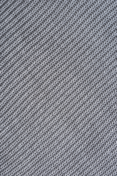 vista de cerca de tela de lana gris como fondo
 - Foto, Imagen