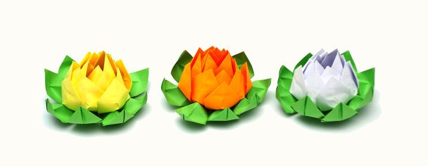 Origami lotus - Foto, Imagem