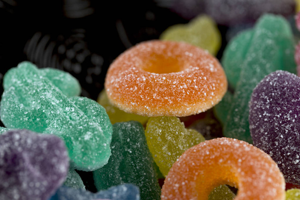 Gummy candies and licorice - Photo, Image