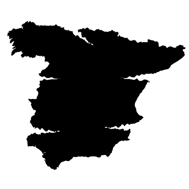 Карта Испании - Вектор,изображение