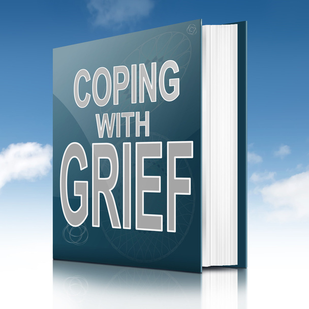 Coping with grief book. - Photo, Image