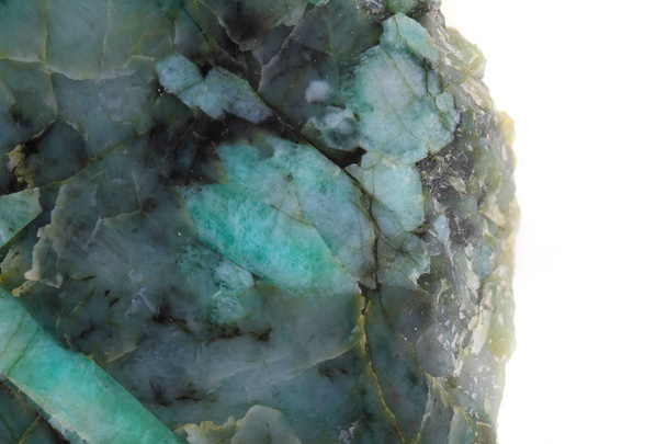natural emerald mineral texture as nice background - Photo, Image