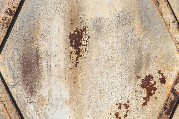 grungy endommagé vieux fond métallique avec des fissures
 - Photo, image