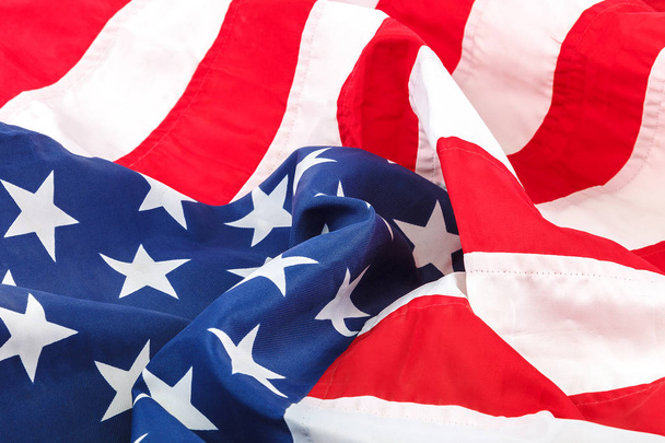 The US flag is laid as a background. - Valokuva, kuva