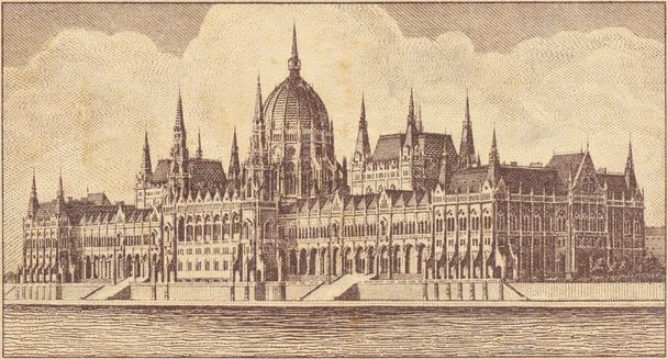 Parlement hongrois sur un billet
 - Photo, image