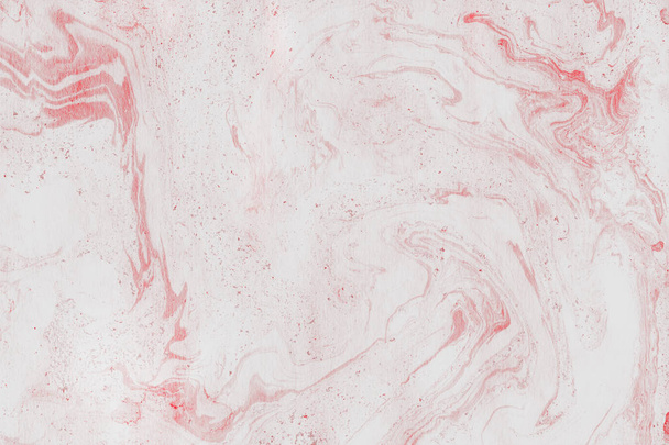 red Marble background with paint splashes texture - Zdjęcie, obraz