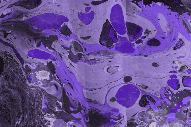 purple Marble background with paint splashes texture - Foto, Imagen