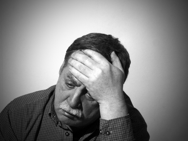 Tired middle-aged man - Valokuva, kuva