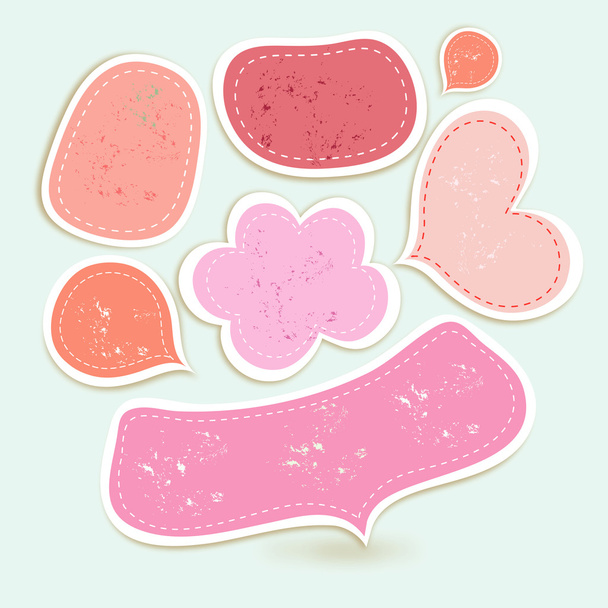 bright bubbles of different forms - Vector, Imagen