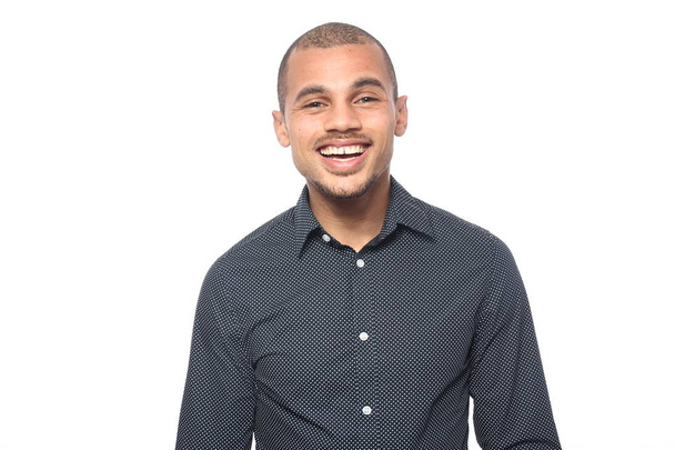 Smiling black man posing - Fotó, kép