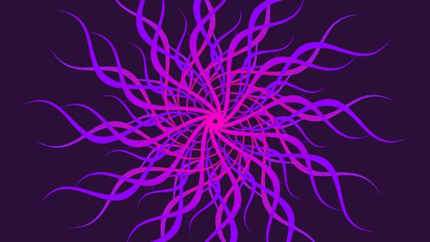 Rose spirale colorée à motifs rotatifs, fond d'ondes abstraites. Des spirales magiques tournantes. Illusion mouvement effet fond. Énergie fond coloré pour la musique et l'événement. Psychédélique
 - Photo, image