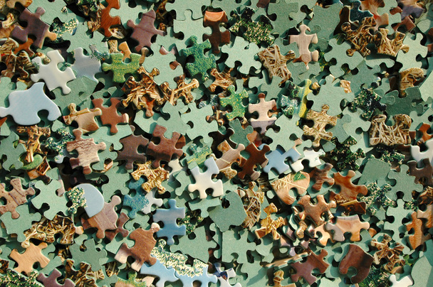 Jigsaw pieces - Φωτογραφία, εικόνα