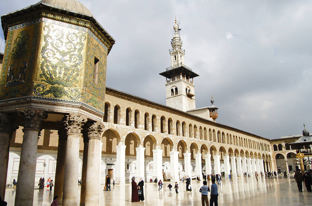 Omajjaden moskee - Damascus - Syrië - Foto, afbeelding