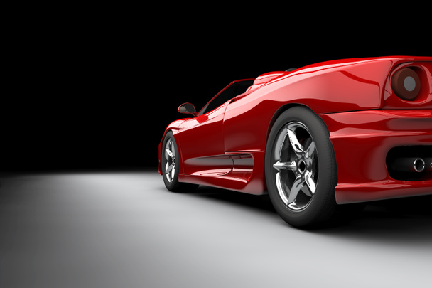 Красный автомобиль
 - Фото, изображение