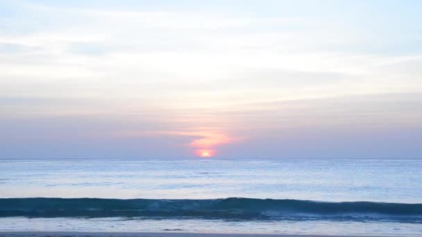 Ανατολή στη θάλασσα του Andaman - Πλάνα, βίντεο