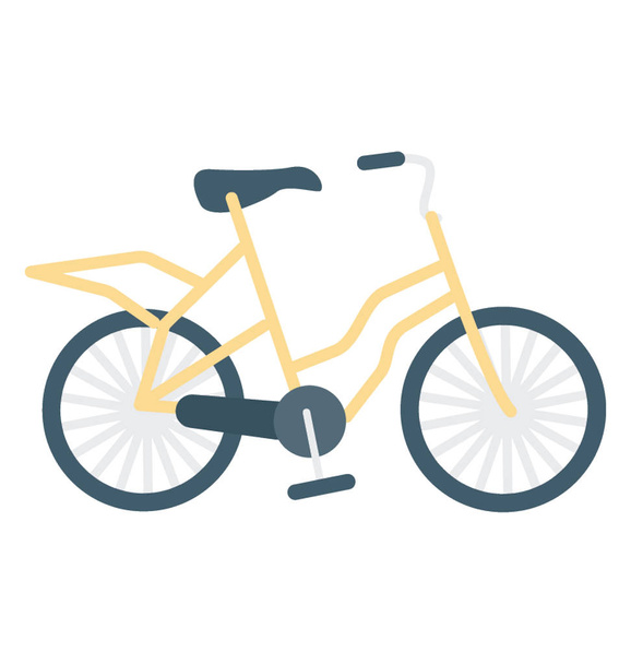 Creative folding bike icon design - Vektori, kuva