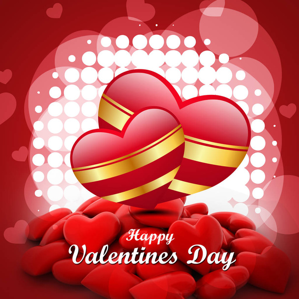 red love heart, valentines day concept - Fotó, kép