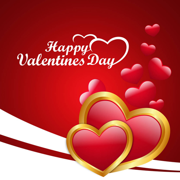 red love heart, valentines day concept - Foto, Imagem