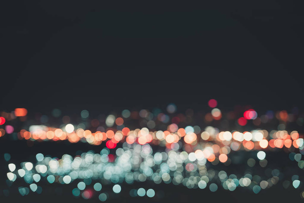 Abstract bokeh city light, Motion blurred. - Valokuva, kuva