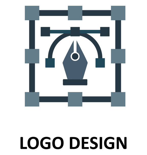Ikona ilustracja logo Design kolor na białym tle wektor - Wektor, obraz