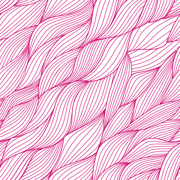 abstract hand-drawn waves pattern - Vector, afbeelding
