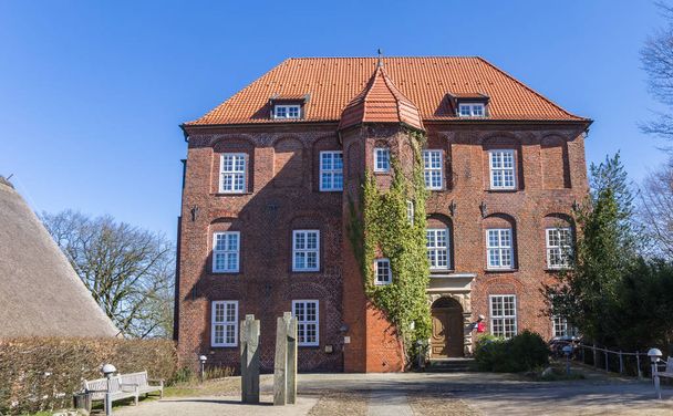 Barokke kasteel Agathenburg in Nedersaksen - Foto, afbeelding