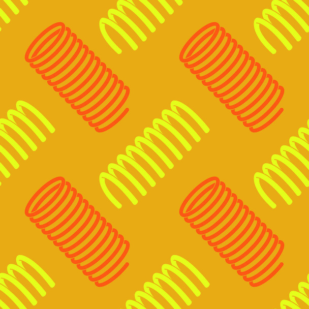 Seamless pattern with coil Springs for your design - Vector, Image