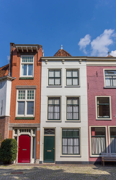 Bunte Häuser im historischen Zentrum von Leiden, Niederlande - Foto, Bild