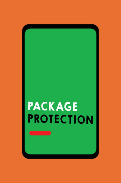 Текстовый знак, показывающий защиту пакетов. Концептуальная упаковка фотографий и обеспечение безопасности элементов во избежание повреждения этикетки Box
 - Фото, изображение