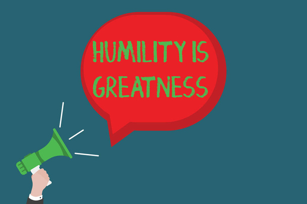 Scrivere una nota che mostri l'umiltà è grandiosità. Business foto in mostra essendo umile è una virtù di non sentirsi eccessivamente superiore
 - Foto, immagini