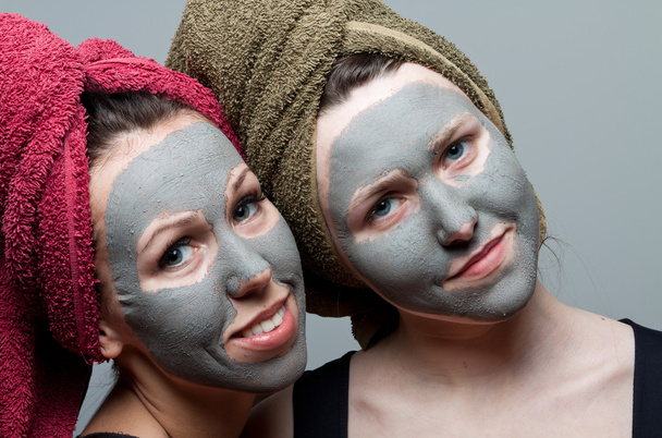 Clay facial mask - Foto, immagini
