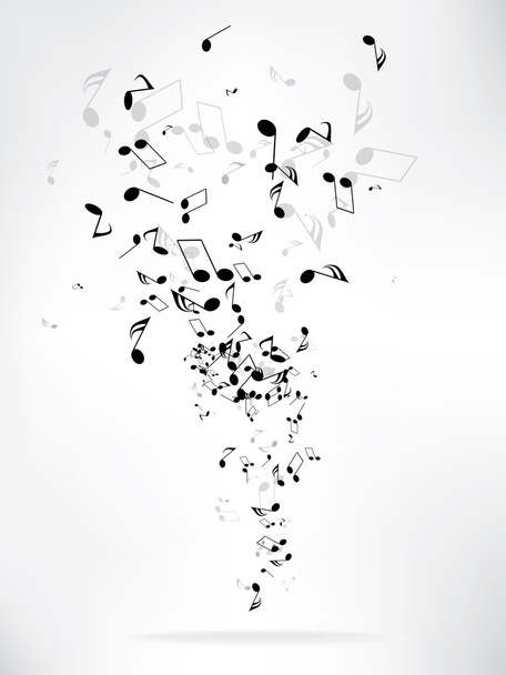 Musical abstract background - Vector, Imagen