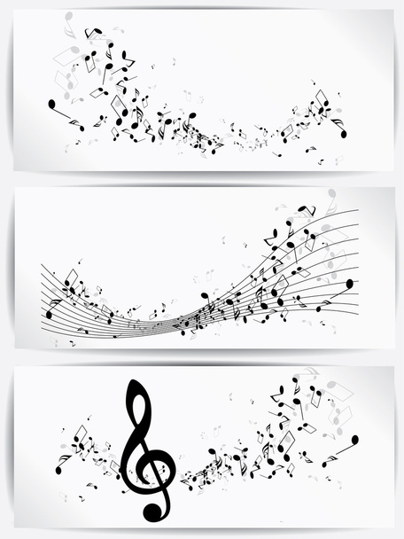 Musical abstract background - Vetor, Imagem