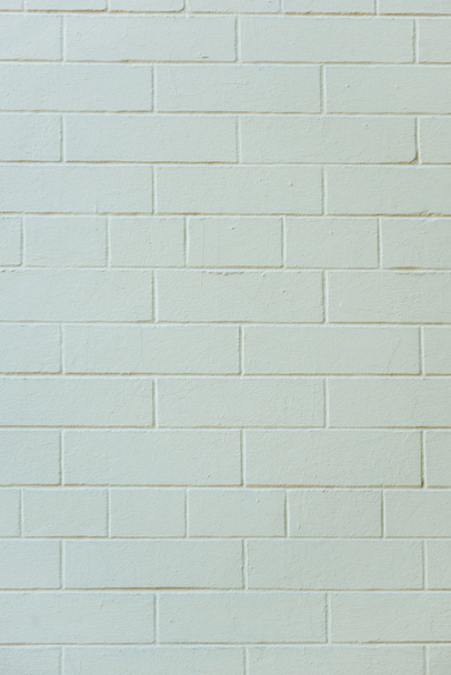 close-up view of white textured brick wall background - Photo, Image