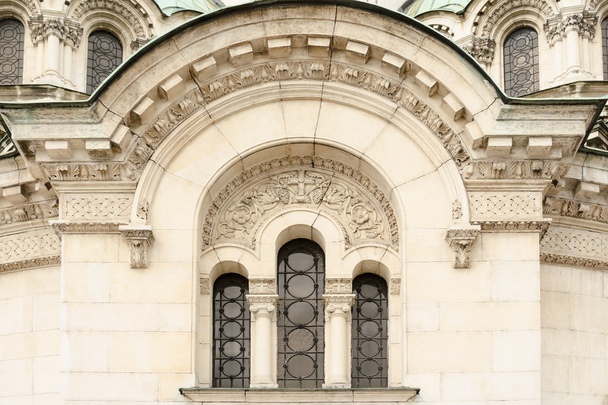 Detalle arquitectónico de la fachada de la Catedral
 - Foto, Imagen