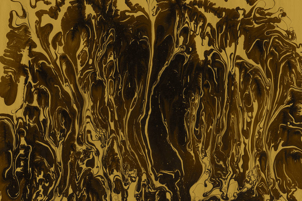 full frame image of gold abstract paint background - Photo, Image