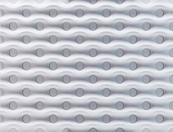 White abstract 3d panel. Pattern background texture. 3d render. - Φωτογραφία, εικόνα