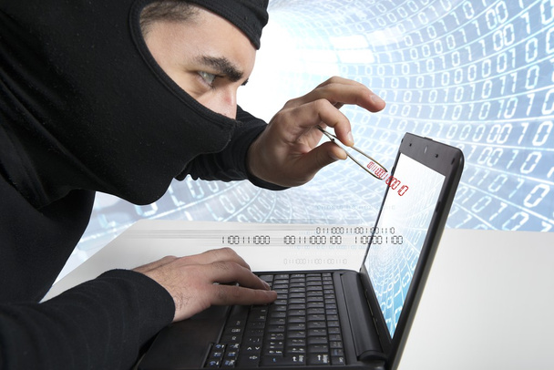 Концепция хакера и вируса
 - Фото, изображение