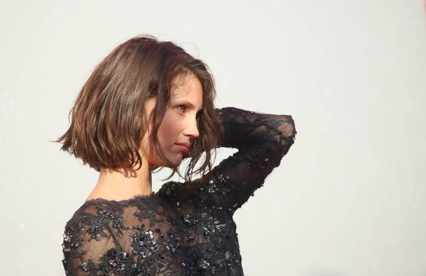 Marine Vacth walks the red carpet ahead of the 'L'Annee Derniere a Marienbad' screening during the 75th Venice Film Festival at Sala Giardino on September 5, 2018 in Venice, Italy. - Фото, изображение